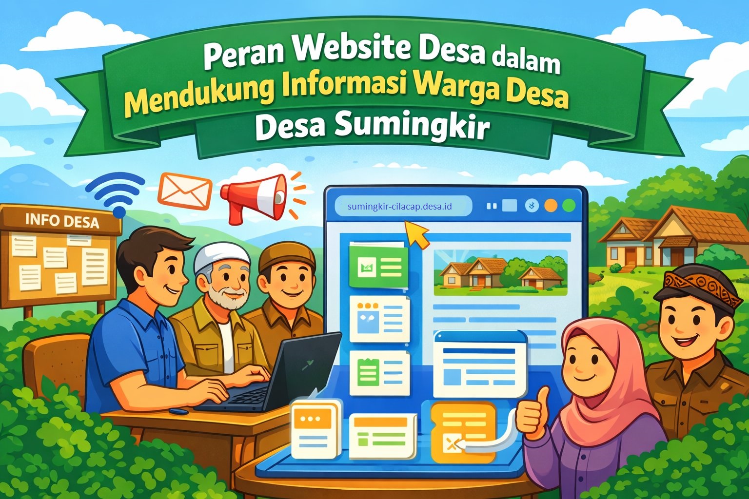 Peran Website Desa dalam Mendukung Informasi Warga Desa Sumingkir