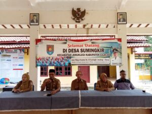 Sambutan Kepala Desa Sumingkir Bpk. Yunaedi
