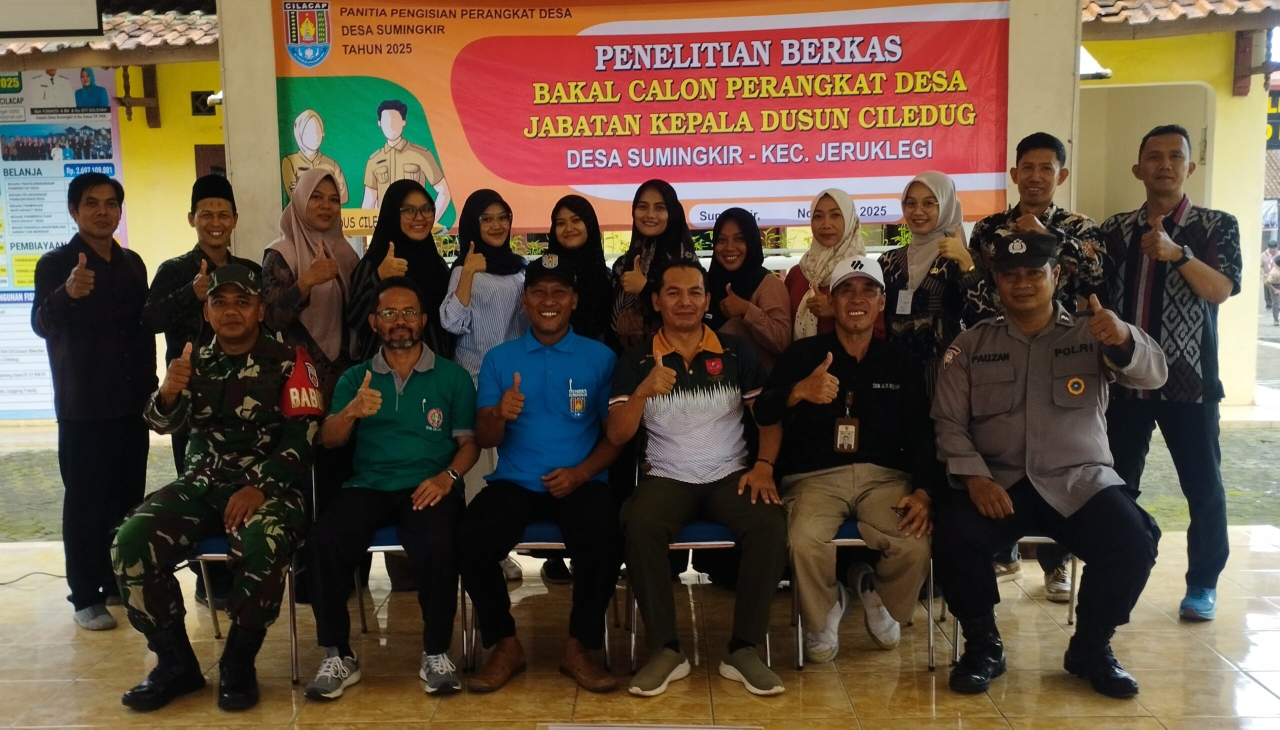 Panitia Gelar Penelitian Berkas Tahap II Pengisian Perangkat Desa Sumingkir